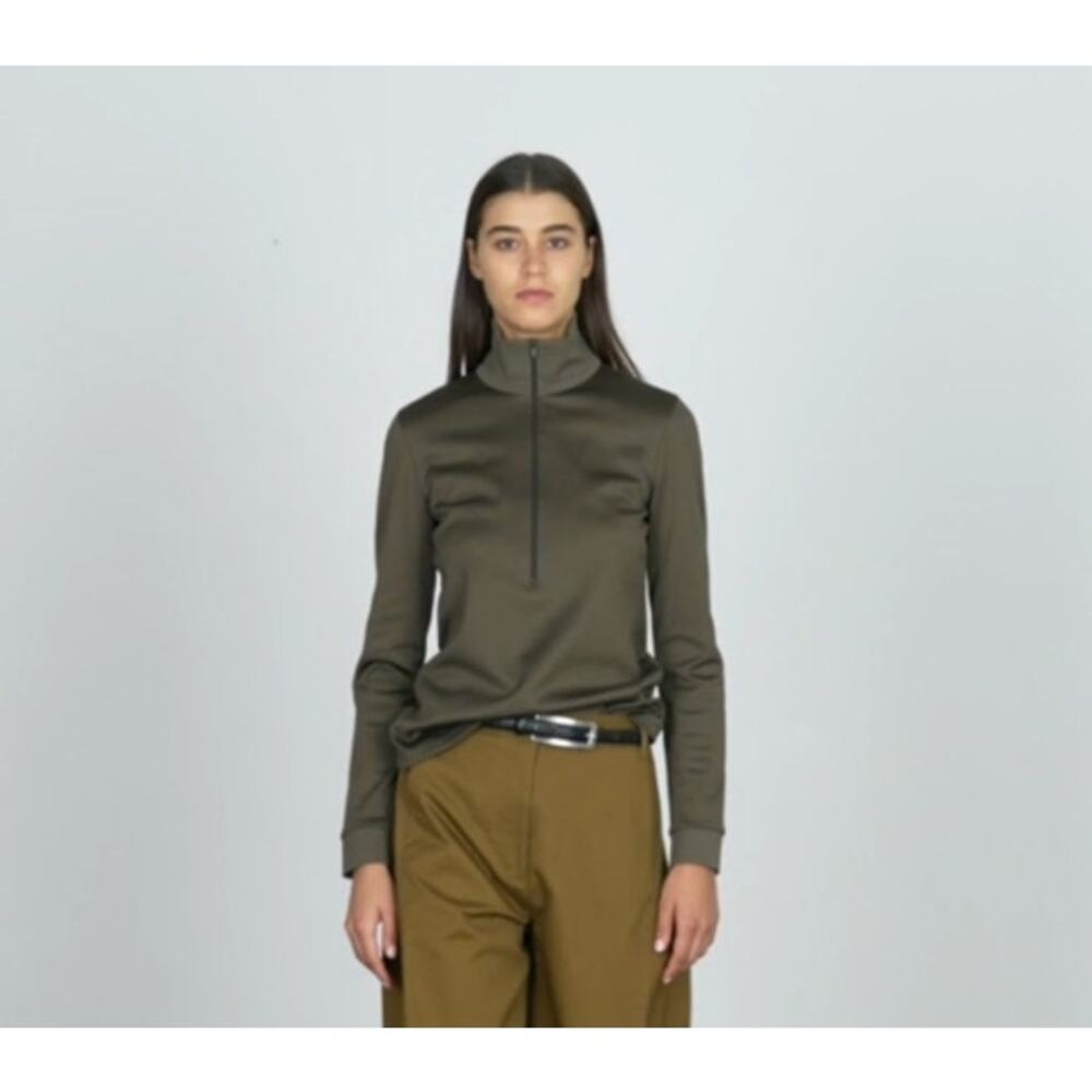 Tibi Half Zip Pullover Womens Sz XXS